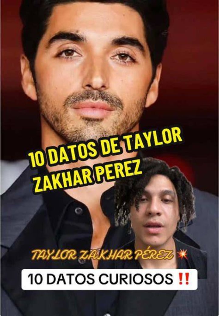15 Datos sobre Taylor Zakhar Perez, el nuevo galán de Netflix
