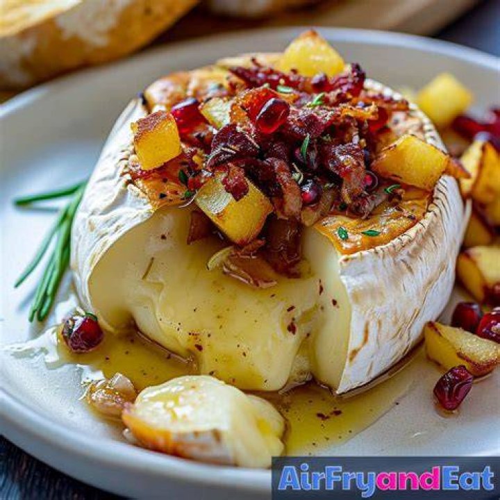 Air Fryer Baked Brie Recipe Appetizer Addiction