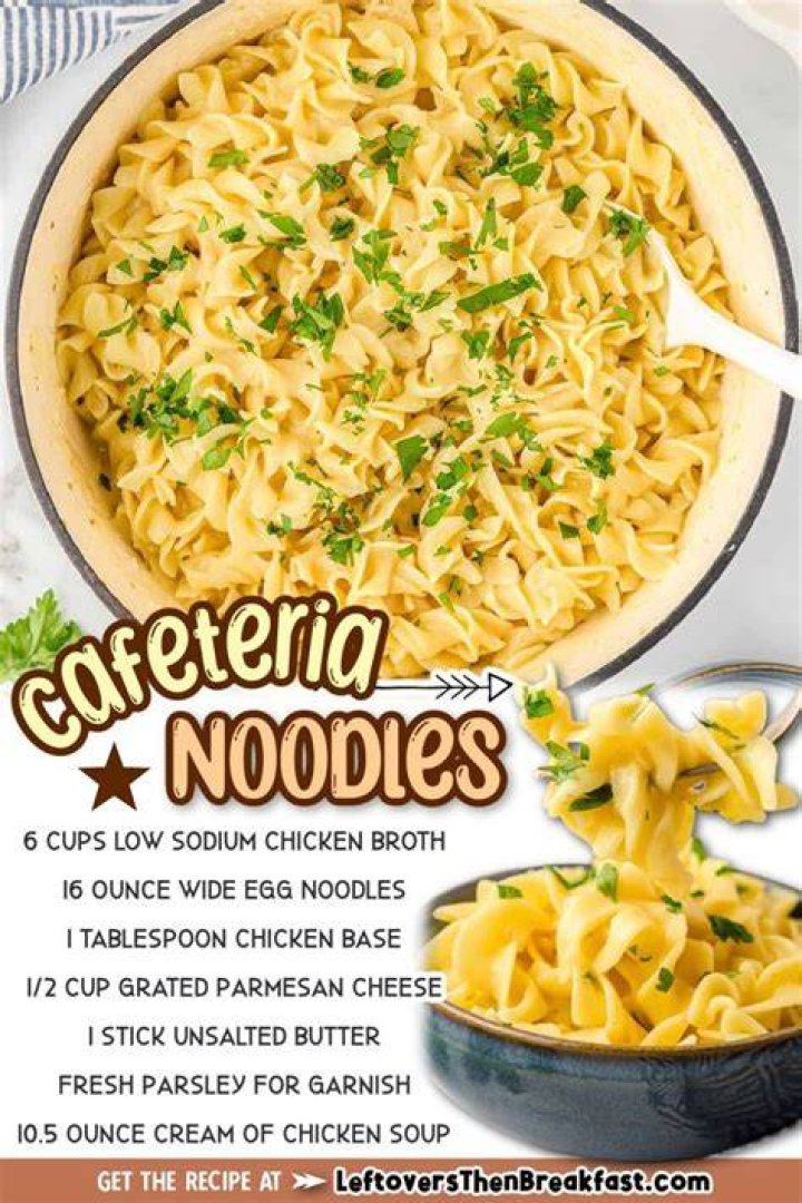 Cafeteria Noodles (Easy & Hearty)