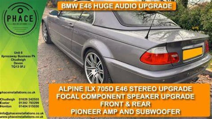 E46 Audio upgrade