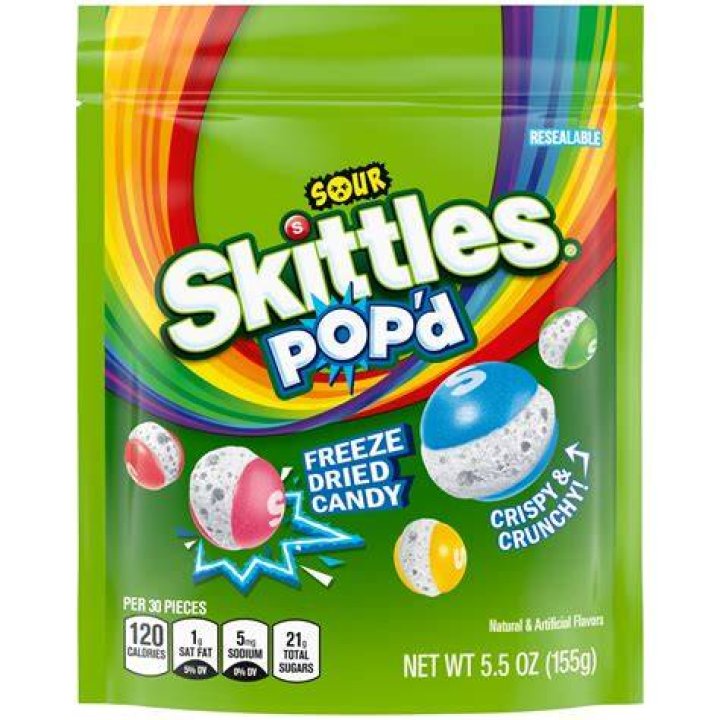 Freeze Dried Sour Skittles Free Shipping Ships Same Day Etsy