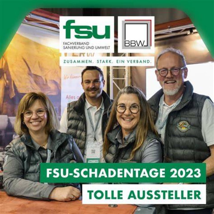 FSUSchadentage 2023 Fachverband Sanierung und Umwelt, FSU e. V., ein