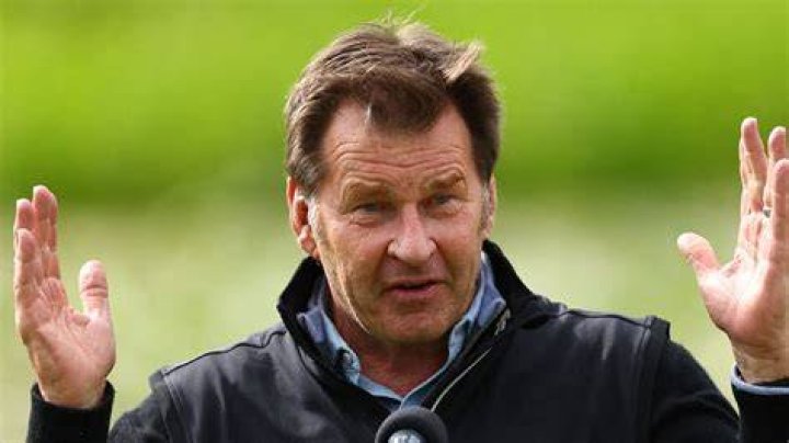 Golf legend Nick Faldo spotted for first time with new wife after