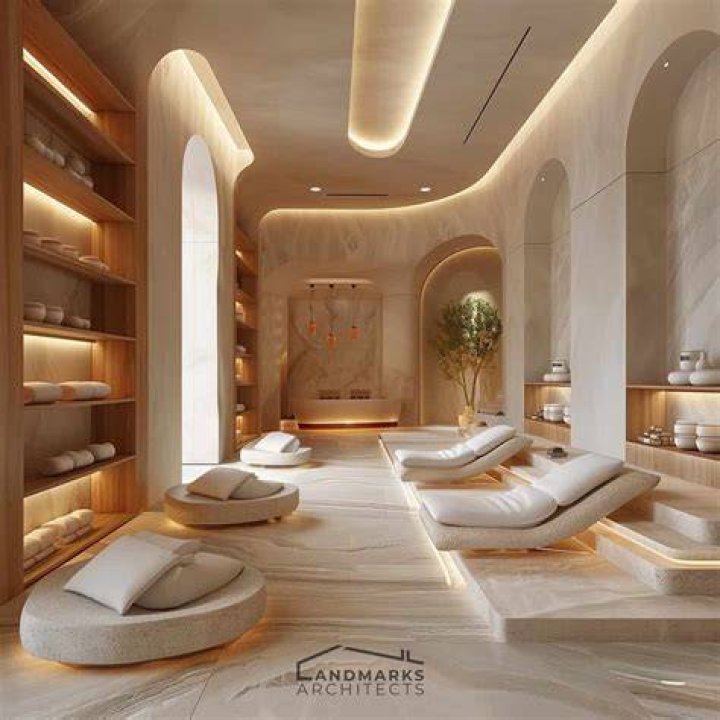 Luxury european spa room stock image. Image of architecture 33886367