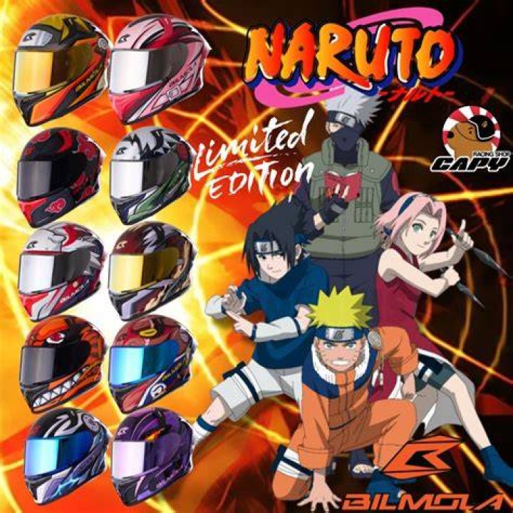 Motorcycle helmet Bilmola Limited NARUTO Collection JIRAIYA eBay