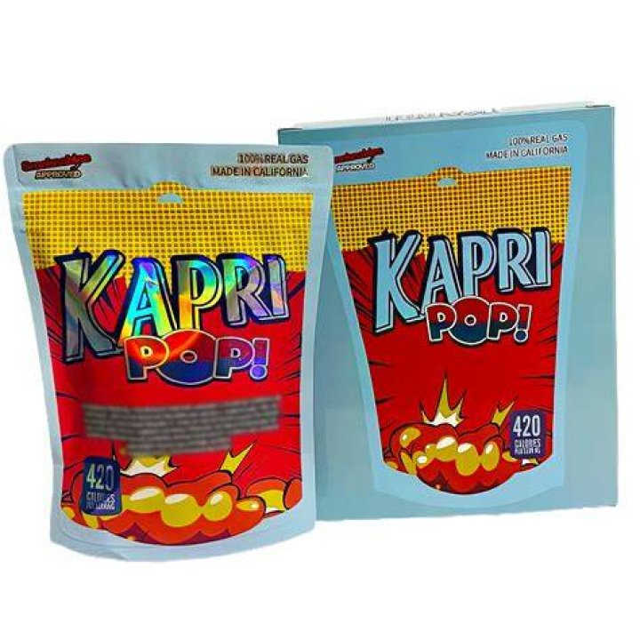 Mylar Bag Kapri Pop 3.5 Grams Smell Proof Storage Gorilla Boyz Inc