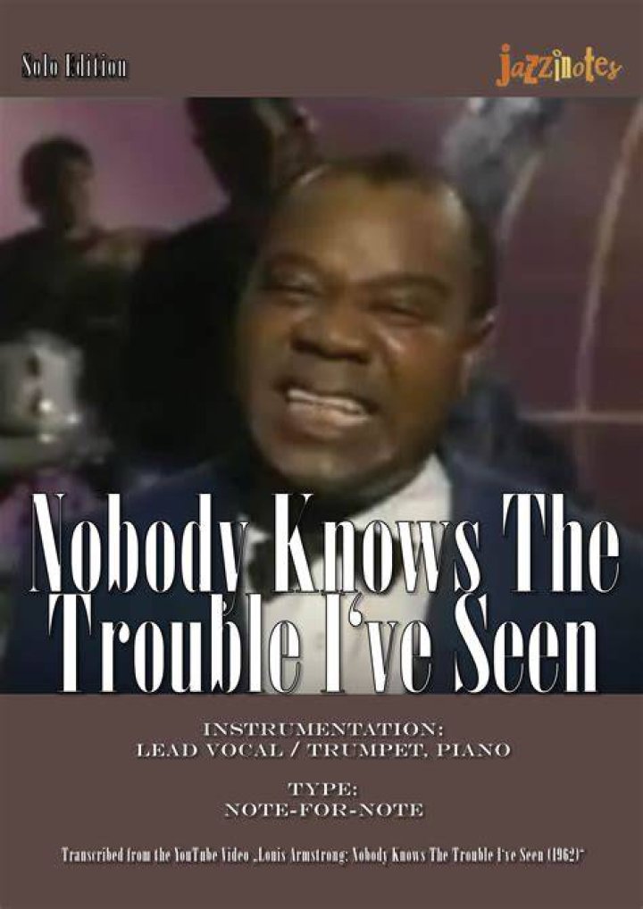 Nobody Knows the Trouble I&rsquo;ve Seen Marian Anderson and Spiritual