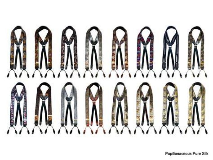 Silk braces, bookmarks & ribbons 2013 Papilionaceous Jacquard Silk