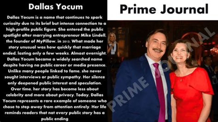 Who is Dallas Yocum? Facts about Mike Lindell's Exwife